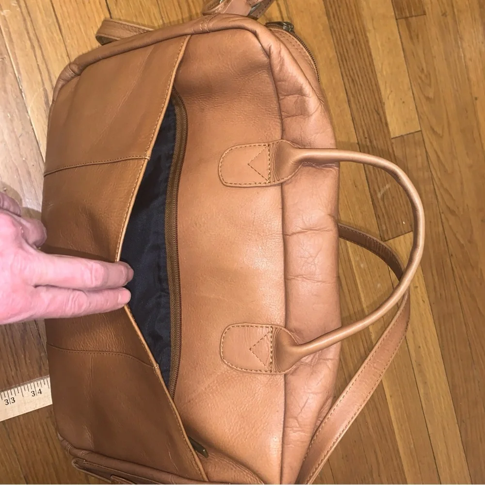 Glenmorangie Tan Leather Bag Vintage